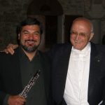 Con Salvatore Accardo, post-concerto